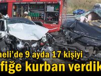 Kocaeli’de 9 ayda 17 kişiyi trafiğe kurban verdik!