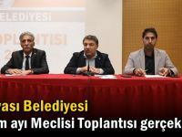 Dilovası Belediyesi Kasım ayı Meclisi Toplantısı gerçekleşti