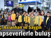 Genç, Aslanhan ve Saygın kitapseverlerle buluştu