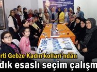 AK Parti Gebze Kadın Kolları’ndan Sandık Esaslı Seçim Çalışması