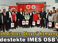 “En Çok Dilovası Okuyor” kampanyasına bir destekte İMES OSB’den