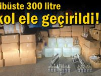 Minibüste 300 litre alkol ele geçirildi!