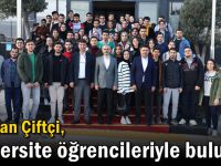 Çiftçi, üniversite öğrencileriyle buluştu