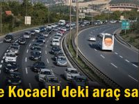 İşte Kocaeli'deki araç sayısı