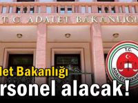 Adalet Bakanlığı personel alacak!