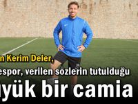 “Gebzespor, verilen sözlerin tutulduğu büyük bir camia”