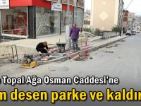 Gebze Topal Ağa Osman Caddesi’ne kilim desen parke ve kaldırım