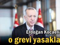 Erdoğan Kocaeli’deki o grevi yasakladı!