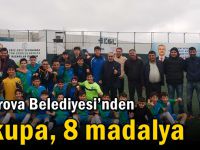 Çayırova Belediyesi’nden 1 kupa, 8 madalya