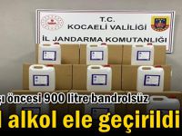 Yılbaşı öncesi 900 litre bandrolsüz etil alkol ele geçirildi