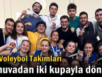 GTÜ Voleybol Takımları Turnuvadan İki Kupayla Döndü