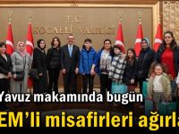 Vali Yavuz makamında bugün ÖNEM’li misafirleri ağırladı