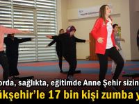 Büyükşehir’le 17 bin kişi zumba yaptı