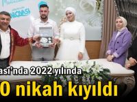 Dilovası’nda 2022 yılında 440 nikah kıyıldı