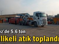 Körfez’de 5,6 ton tehlikeli atık toplandı