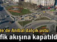 Gebze’de Anibal dalçık üstü trafik akışına kapatıldı