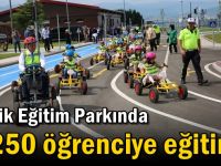 Trafik Eğitim Parkında 4.250 öğrenciye eğitim