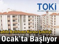 Hak Sahibi Belirleme Kurası Çekilişi 18 Ocak’ta Başlıyor