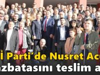 İYİ Parti’de Nusret Acur mazbatasını teslim aldı