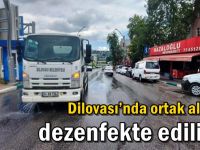 Dilovası’nda ortak alanlar dezenfekte ediliyor