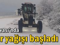 Dilovası’nda kar yağışı başladı