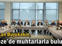 Başkan Büyükakın, Gebze’de muhtarlarla buluştu