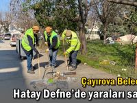 Çayırova Belediyesi, Hatay Defne’de yaraları sarıyor