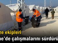 Gebze ekipleri Defne’de çalışmalarını sürdürüyor