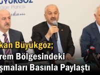 Başkan Büyükgöz; Deprem Bölgesindeki Çalışmaları Basınla Paylaştı