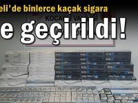 Kocaeli'de binlerce kaçak sigara ele geçirildi!