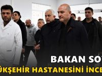 Bakan Soylu, Büyükşehir Hastanesi’ni inceledi