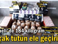 Kocaeli'de 184 kilogram kaçak tütün ele geçirildi