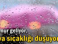 Yağmur geliyor, hava sıcaklığı düşüyor!