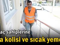 İhtiyaç sahiplerine gıda kolisi ve sıcak yemek