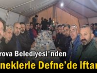 Belediyeden derneklerle Defne’de iftar