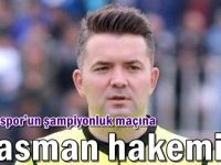 Gebzespor’un şampiyonluk maçına klasman hakemi