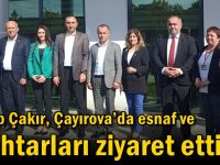 Serap Çakır, Çayırova’da esnaf ve muhtarları ziyaret etti