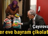 Çayırova’da her eve bayram çikolatası