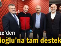 Gebze’den Tipioğlu’na tam destek