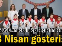 İMES OSB Anaokulu öğrencilerinden 23 Nisan gösterisi