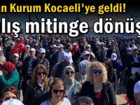 Bakan Kurum Kocaeli'ye geldi! Açılış mitinge dönüştü