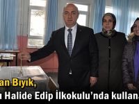 Başkan Bıyık, oyunu Halide Edip İlkokulu’nda kullanacak