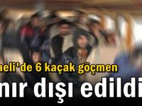 Kocaeli'de 6 kaçak göçmen sınır dışı edildi