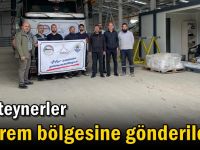 Konteynerler deprem bölgesine gönderildi