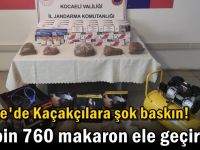 Kaçakçılara şok baskın! 58 bin 760 makaron ele geçirildi