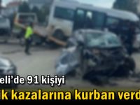 Kocaeli’de 91 kişiyi trafik kazalarına kurban verdik!