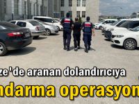 Aranan dolandırıcıya jandarma operasyonu