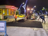 Turan Güneş Caddesi Yol Bakım Timi tarafından asfaltlandı