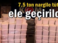 Kocaeli'de 7,5 ton nargile tütünü ele geçirildi!