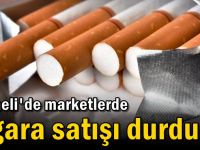 Kocaeli'de marketlerde sigara satışı durdu!